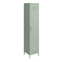 Marina Metal Storage Cabinet With 1 Door In Pale Green