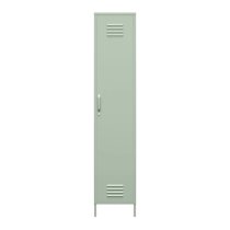 Marina Metal Storage Cabinet With 1 Door In Pale Green