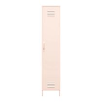 Marina Metal Storage Cabinet With 1 Door In Pink