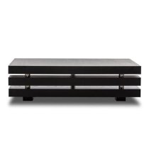 Fillippo Wooden Coffee Table Rectangular In Dark Elm