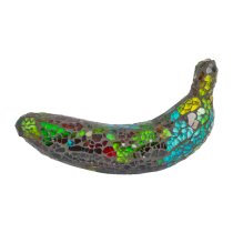 Clisson Decorative Mosaic Glass Banana Fruit