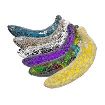 Clisson Decorative Mosaic Glass Banana Fruit