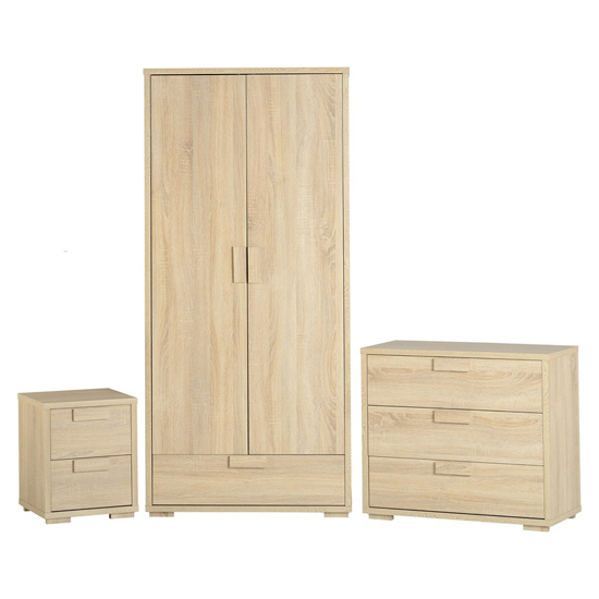 Gambon Sonoma Oak Bedroom Set