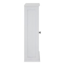 Partland Wooden Bathroom Mirrored Cabinet In White