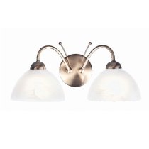 Milanese Antique Brass Double Wall Light