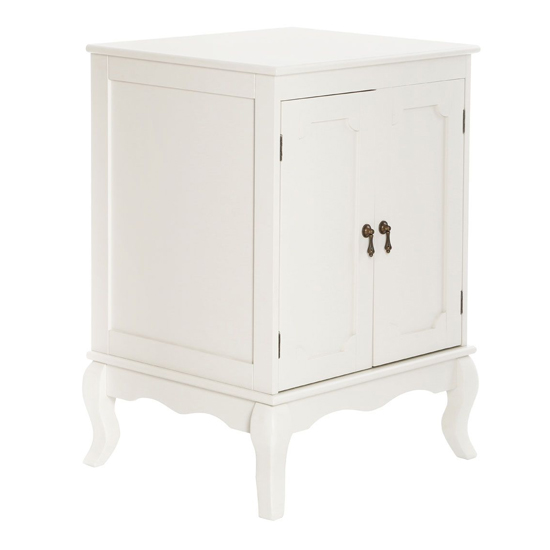 Ramona Wooden Bathroom Storage Cabinet In Ivory