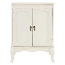 Ramona Wooden Bathroom Storage Cabinet In Ivory