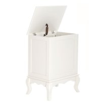 Ramona Wooden Bathroom Laundry Storage Cabinet In Ivory