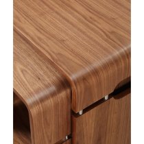 Marin Wooden Nesting Tables In Walnut With Spindle Shape Legs