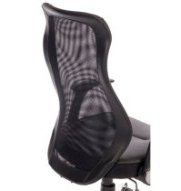 Imogen Curve Home Office Chair In Black With Mesh Back