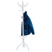 Albion Wooden Coat Stand In White