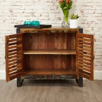 London Urban Chic Wooden Small Sideboard With 2 Doors