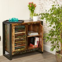 London Urban Chic Wooden Small Sideboard With 2 Doors