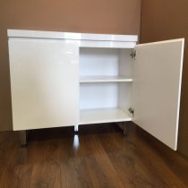 Sydney Small High Gloss Sideboard With 2 Doors In White