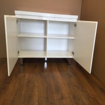 Sydney Small High Gloss Sideboard With 2 Doors In White