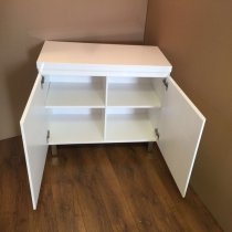 Sydney Small High Gloss Sideboard With 2 Doors In White