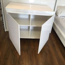 Sydney Small High Gloss Sideboard With 2 Doors In White