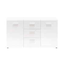 Adrian Sideboard In White With High Gloss Fronts And 2 Doors