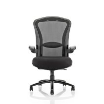 Spencer Modern Home Office Chair In Black With Castors