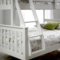 Carra Wooden Triple Bunk Bed In White