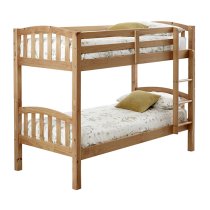 Mya Wooden Single Bunk Bed In Pine