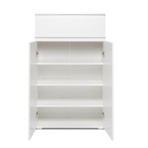 Hilary Modern Wooden Shoe Storage Cabinet In White