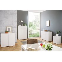 Hilary Modern Wooden Shoe Storage Cabinet In White