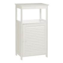 Fargo Wooden Floor Standing Bathroom Storage Cabinet In White