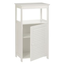 Fargo Wooden Floor Standing Bathroom Storage Cabinet In White