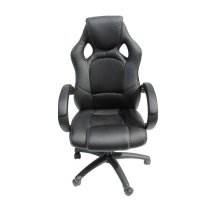 Dayton Faux Leather Gaming Chair In Black