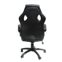 Dayton Faux Leather Gaming Chair In Black