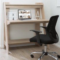 Arizonan Ladder Wooden Laptop Desk In Light Oak