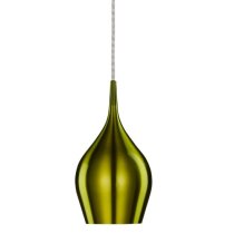 Vibrant 12cm Pendant Light In Green