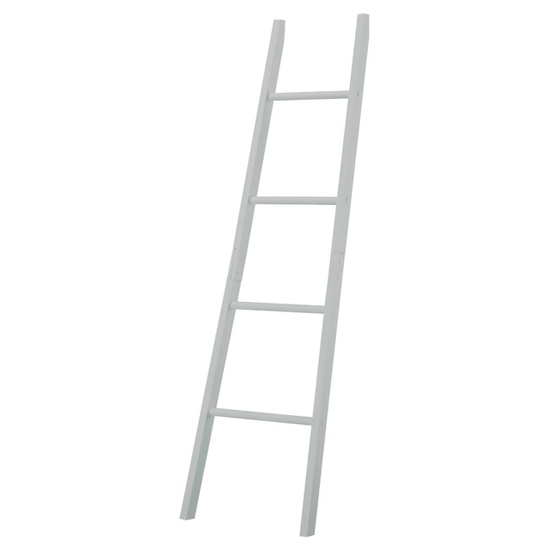 Alaskan Wooden Bathroom Towel Ladder In Grey