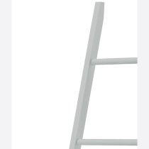 Alaskan Wooden Bathroom Towel Ladder In Grey