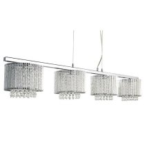 Elise Chrome Light Ceiling Bar With Aluminimum Tubes Trim