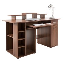 Drake Computer Work Station In Walnut Effect