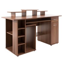 Drake Computer Work Station In Walnut Effect