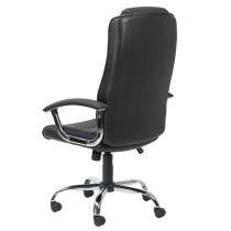 Hoaxing Faux Leather Home And Office Chair In Black