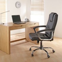 Hoaxing Office Executive Chair In Black Finish