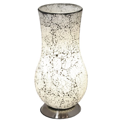 Mosaic White Vase Lamp