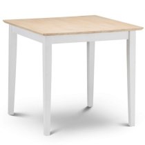 Ranee Wooden Extendable Dining Table In Ivory Off White