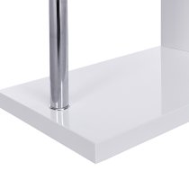 Albania High Gloss 3 Tiers Shelving Unit In White