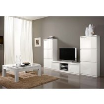 Regal Coffee Table Rectangular In White With High Gloss Lacquer