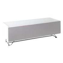 Chroma High Gloss TV Stand With Steel Frame In White