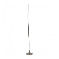 Alimos Tall Twist Floor Lamp In Satin Nickel