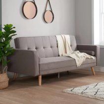 Ethane Fabric Sofa Bed Large In Grey