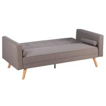 Ethane Fabric Sofa Bed Large In Grey