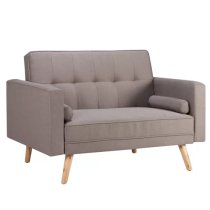 Ethane Fabric Sofa Bed Medium In Grey