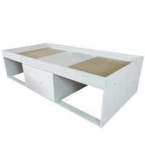 Valerie Low Sleeper Cabin Storage Bed In White